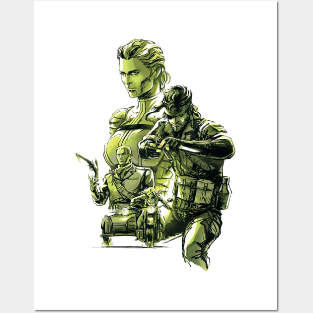 MGS3 Snake Eater Wall Art by JMcG